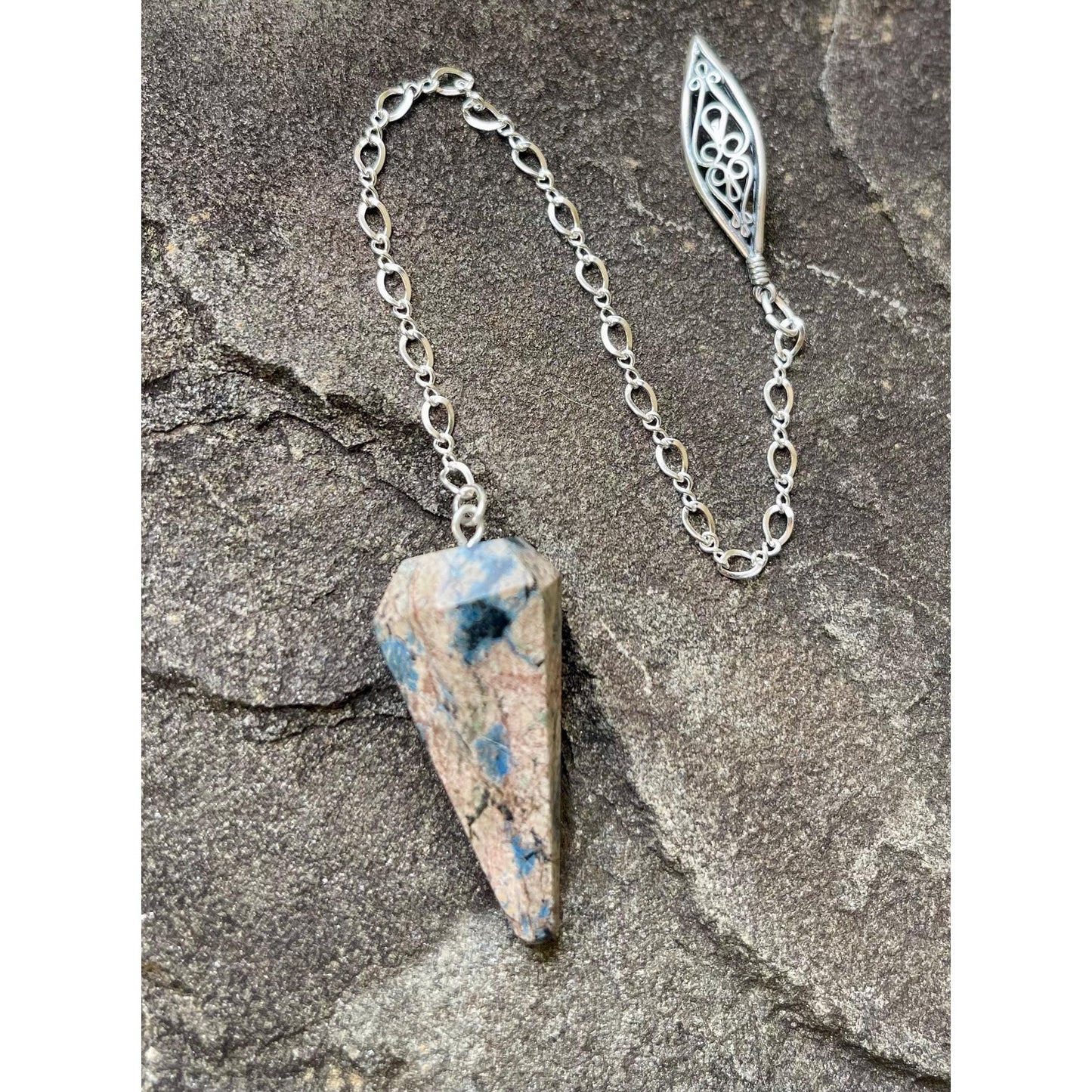 Sterling Silver Chrysocolla Pendulum