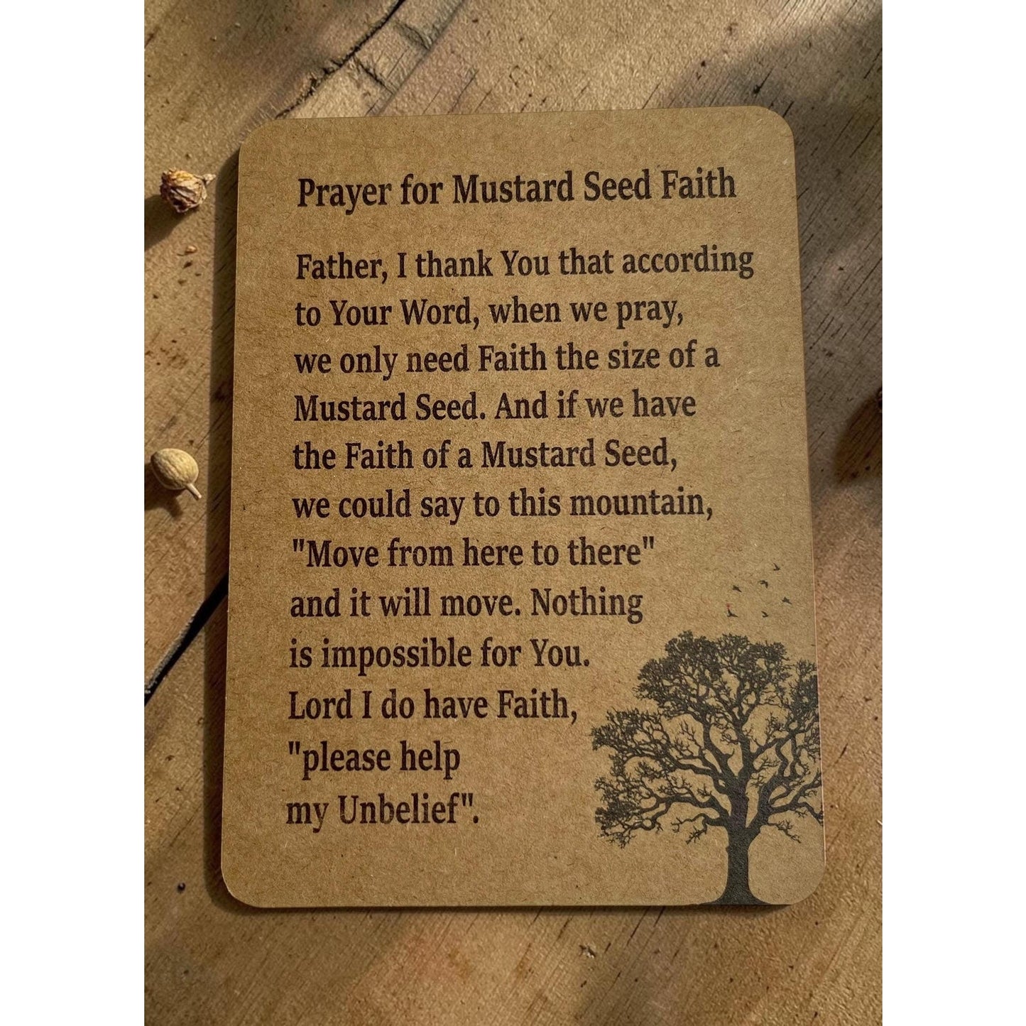 Mustard Seed Faith Necklace – Matthew 17:20 Inspirational Pendant – Christian Gift for Women – Faith Jewelry – Handmade Mustard Seed Locket