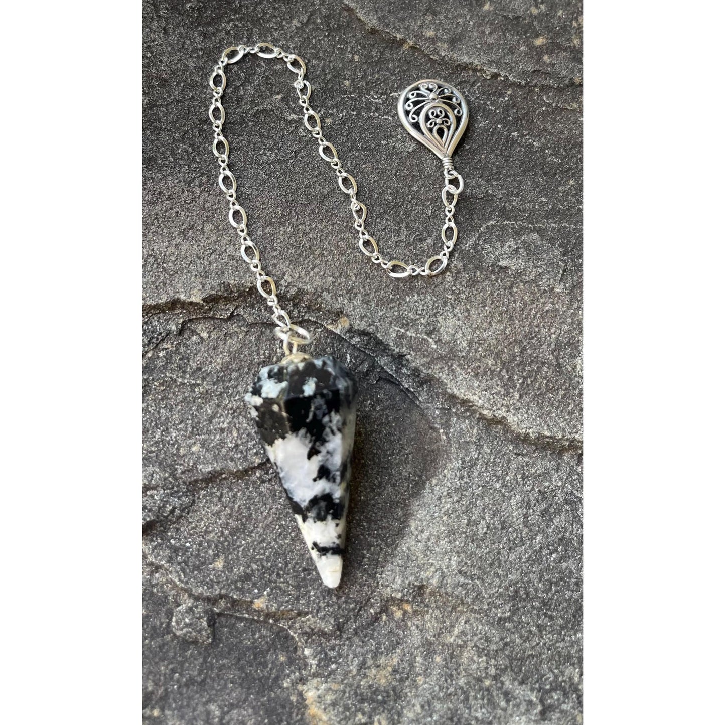 Sterling Silver Moonstone Pendulum