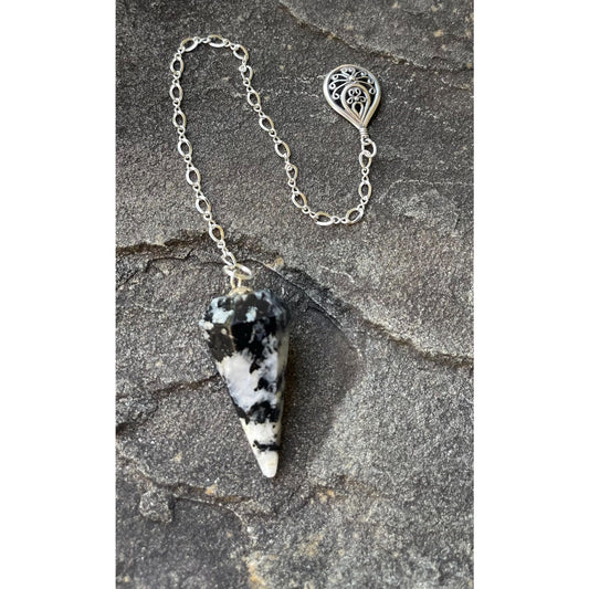 Sterling Silver Moonstone Pendulum